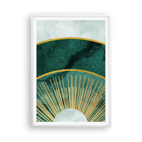 Affisch i vit ram - Ett annorlunda solsystem - 70x100 cm