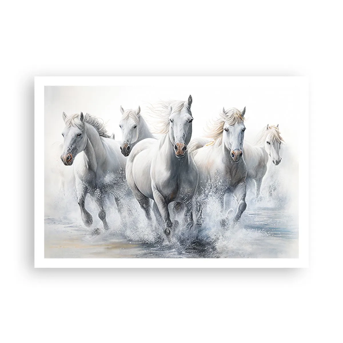 Affisch - Vit magi - 100x70 cm