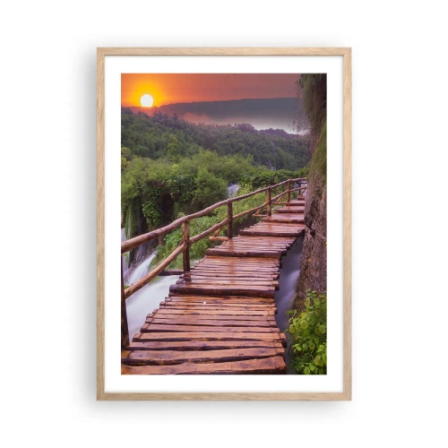 Affisch i ram av ljusek - Otrolig skönhet - 50x70 cm