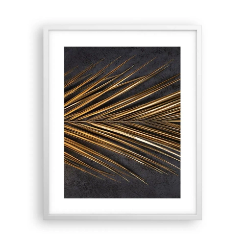 Affisch i vit ram - Tropikens guld - 40x50 cm