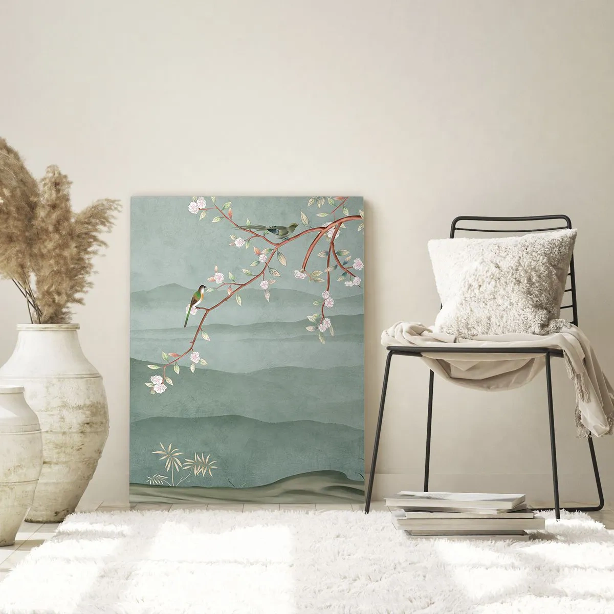 Glastavla - Bild på glas - Vår, ah, det är du - 80x120 cm