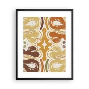 Affisch i svart ram - Sentimental abstraktion - 40x50 cm