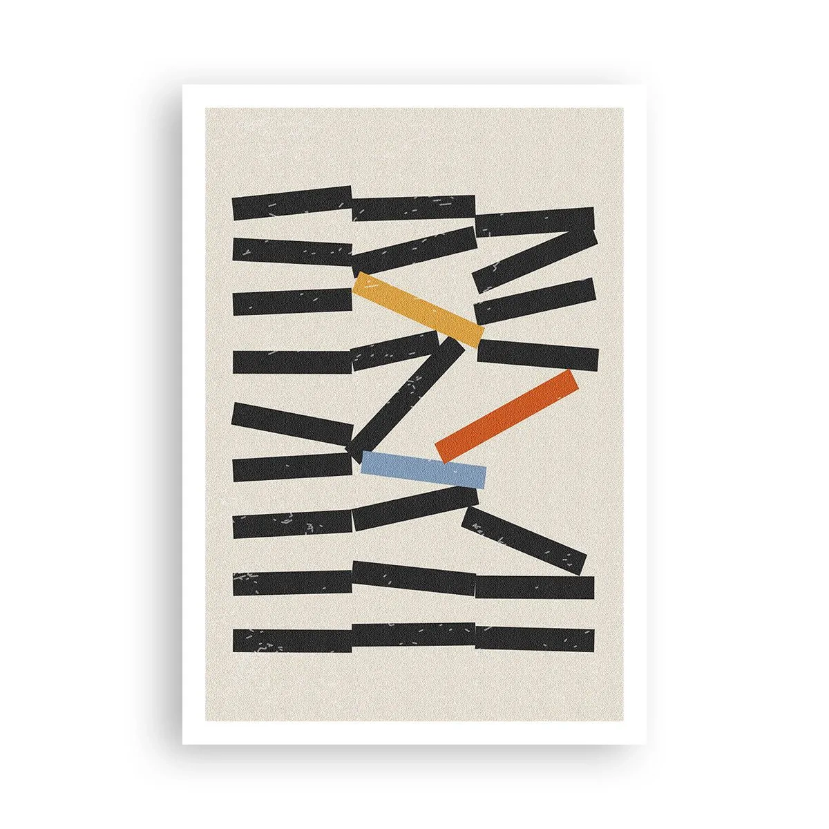 Affisch - Domino - komposition - 70x100 cm