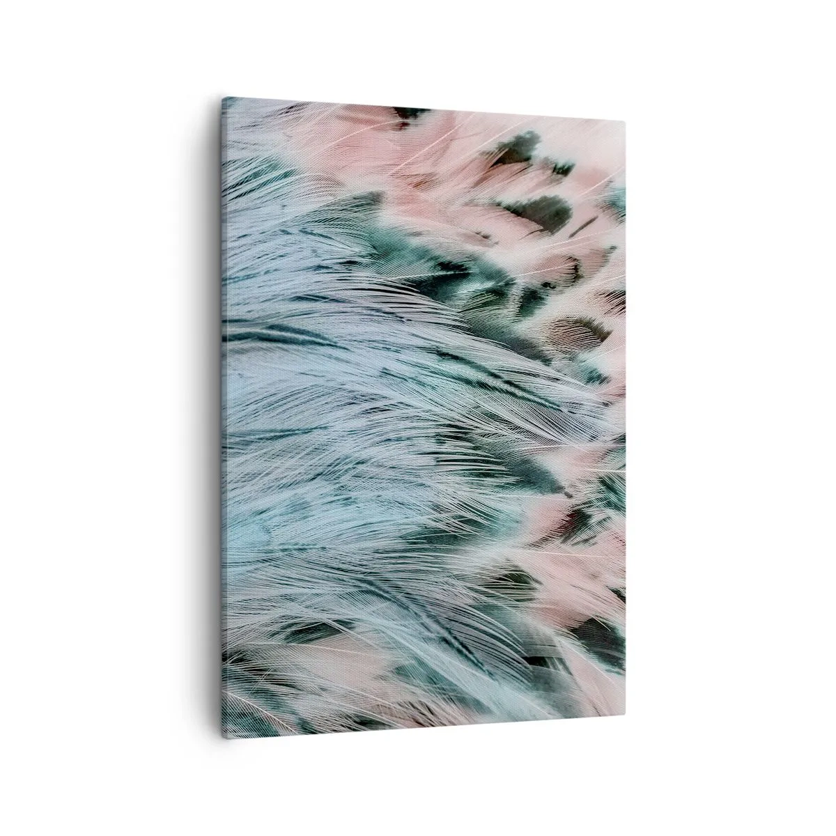 Canvastavla - Bild på duk - Safir-rosa dun - 50x70 cm