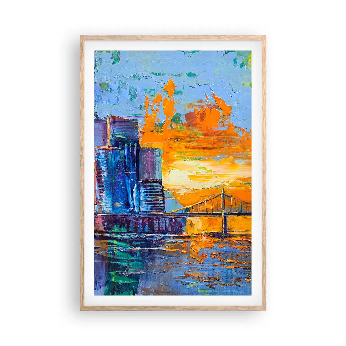 Affisch i ram av ljusek - Kultur och natur - 61x91 cm