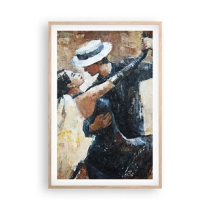 Affisch i ram av ljusek - A la Rudolf Valentino - 61x91 cm