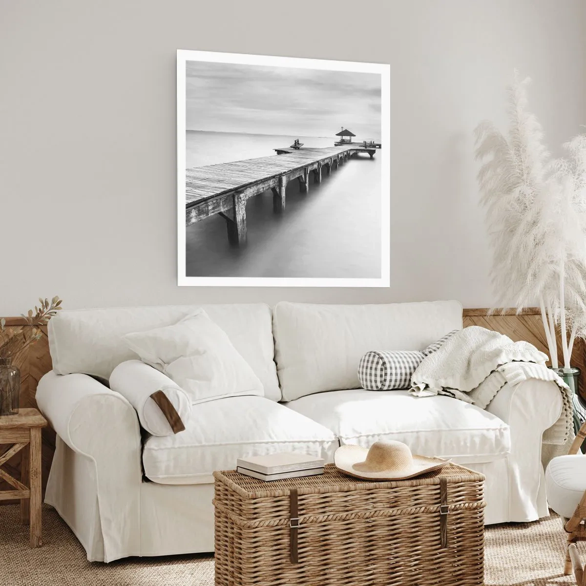 Affisch - Ut i det oändliga - 40x40 cm