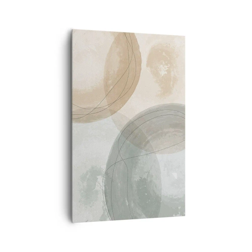 Canvastavla - Bild på duk - Världars samspel - 80x120 cm