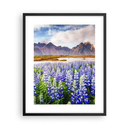 Affisch i svart ram - Styrka och stränghet bredvid mildhet - 40x50 cm