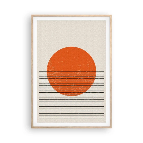 Affisch i ram av ljusek - Alltid solen - 70x100 cm