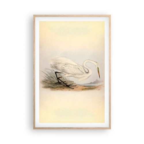 Affisch i ram av ljusek - En dam i vassen - 61x91 cm