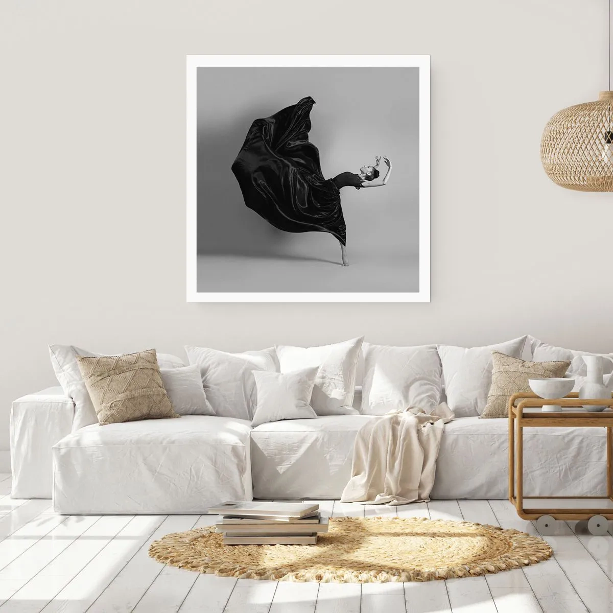 Affisch - Bevingad av musiken - 40x40 cm