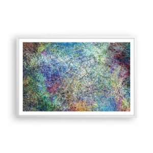 Affisch i vit ram - Det är inte så enkelt - 91x61 cm