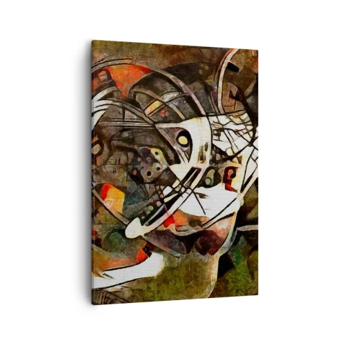 Canvastavla - Bild på duk - Hör du rörelse? - 50x70 cm