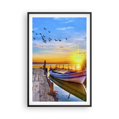 Affisch i svart ram - Adjö, vi ses imorgon - 61x91 cm