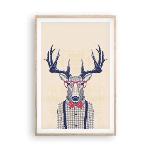 Affisch i ram av ljusek - Rolig extravagans - 61x91 cm