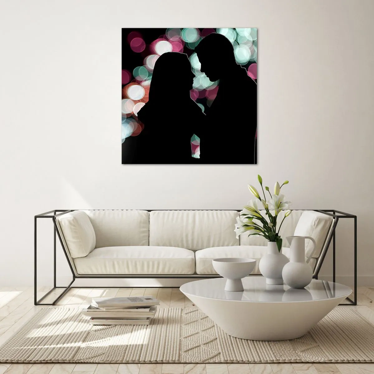 Glastavla - Bild på glas - Ja! - 70x70 cm