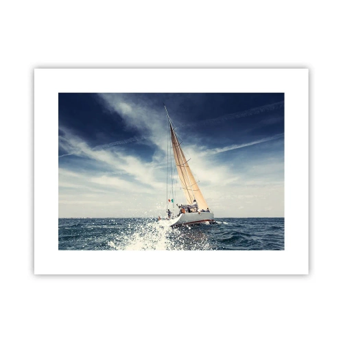 Affisch - De hinner inte ikapp oss! - 40x30 cm