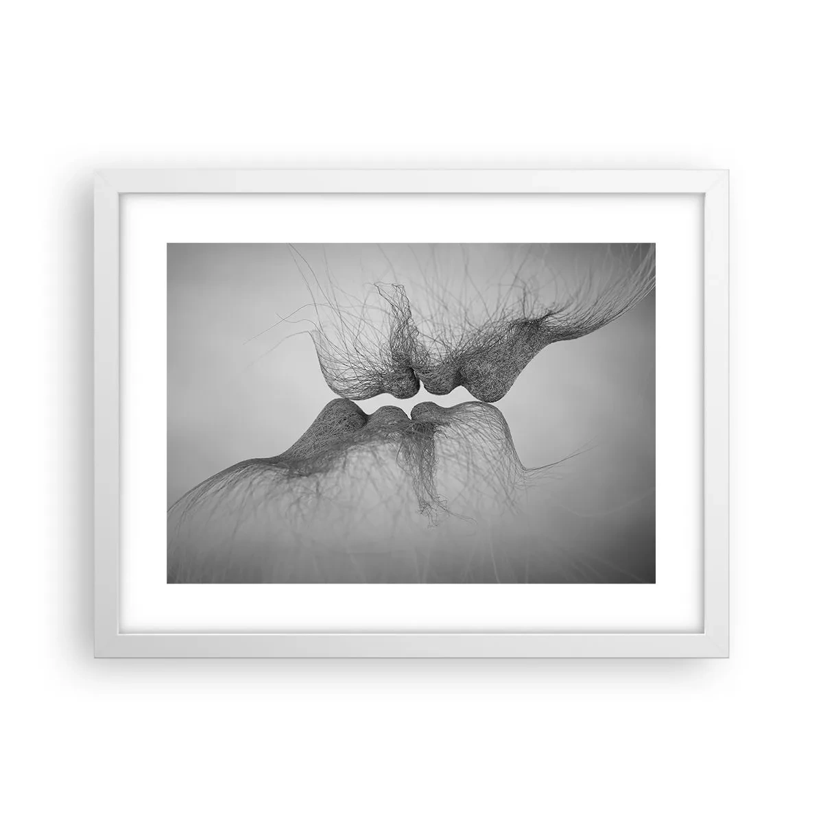 Affisch i vit ram - Vindens kyss - 40x30 cm