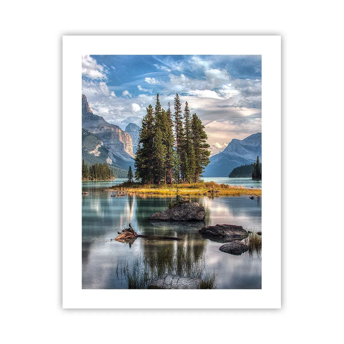 Affisch - Vid stort och rent vatten - 40x50 cm