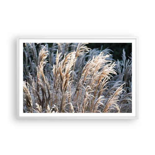 Affisch i vit ram - Frostprydda - 91x61 cm