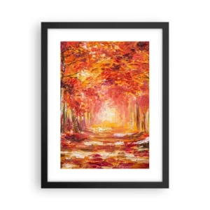 Affisch i svart ram - Kopparskog - 30x40 cm
