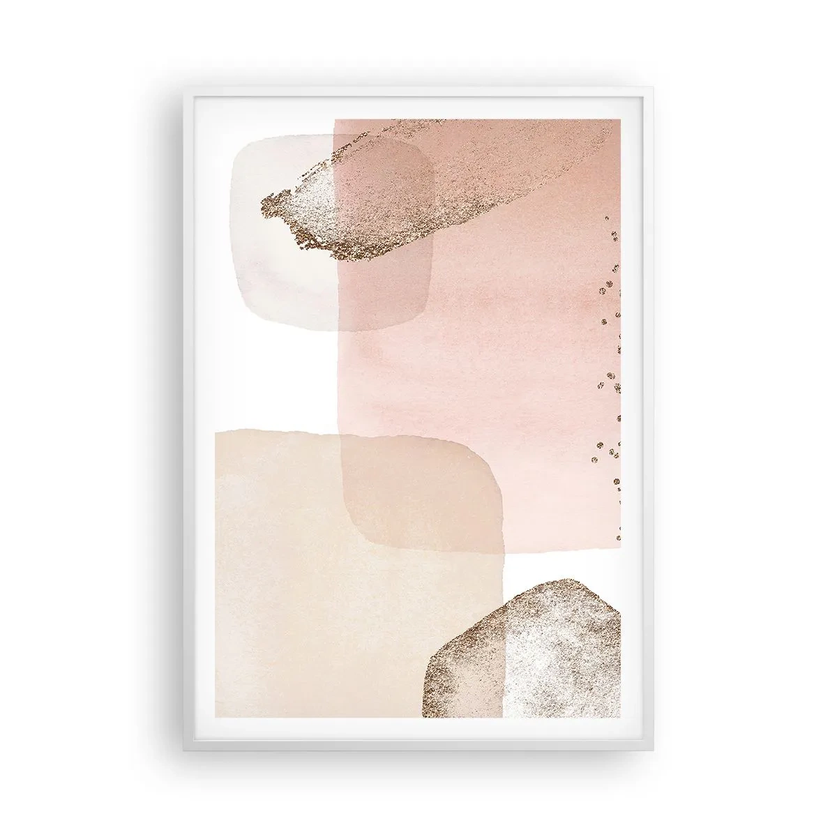 Affisch i vit ram - Titta genom färgen - 70x100 cm