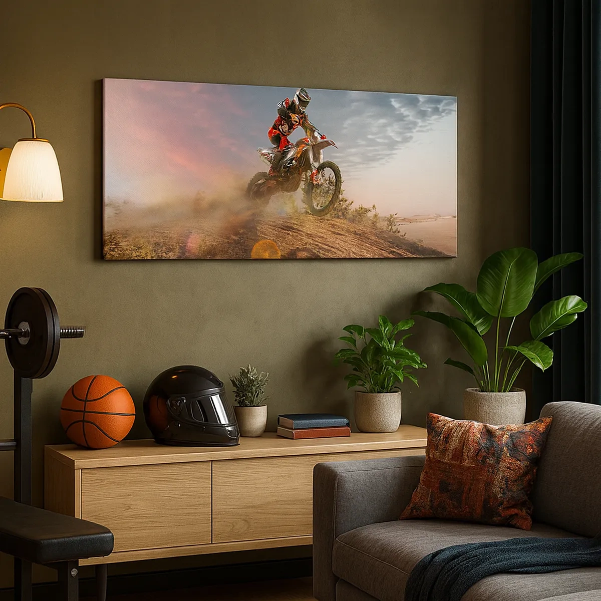 Canvastavla - Bild på duk - För segern - 30x30 cm