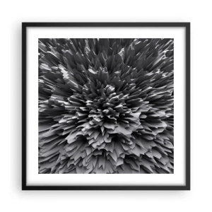 Affisch i svart ram - Det kan inte bli vassare än så här - 50x50 cm