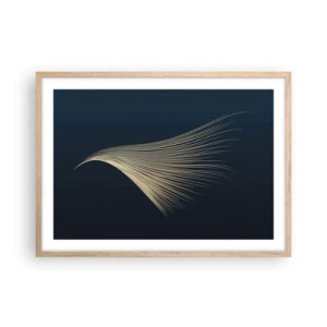 Affisch i ram av ljusek - Som en ängels hårstrå - 70x50 cm
