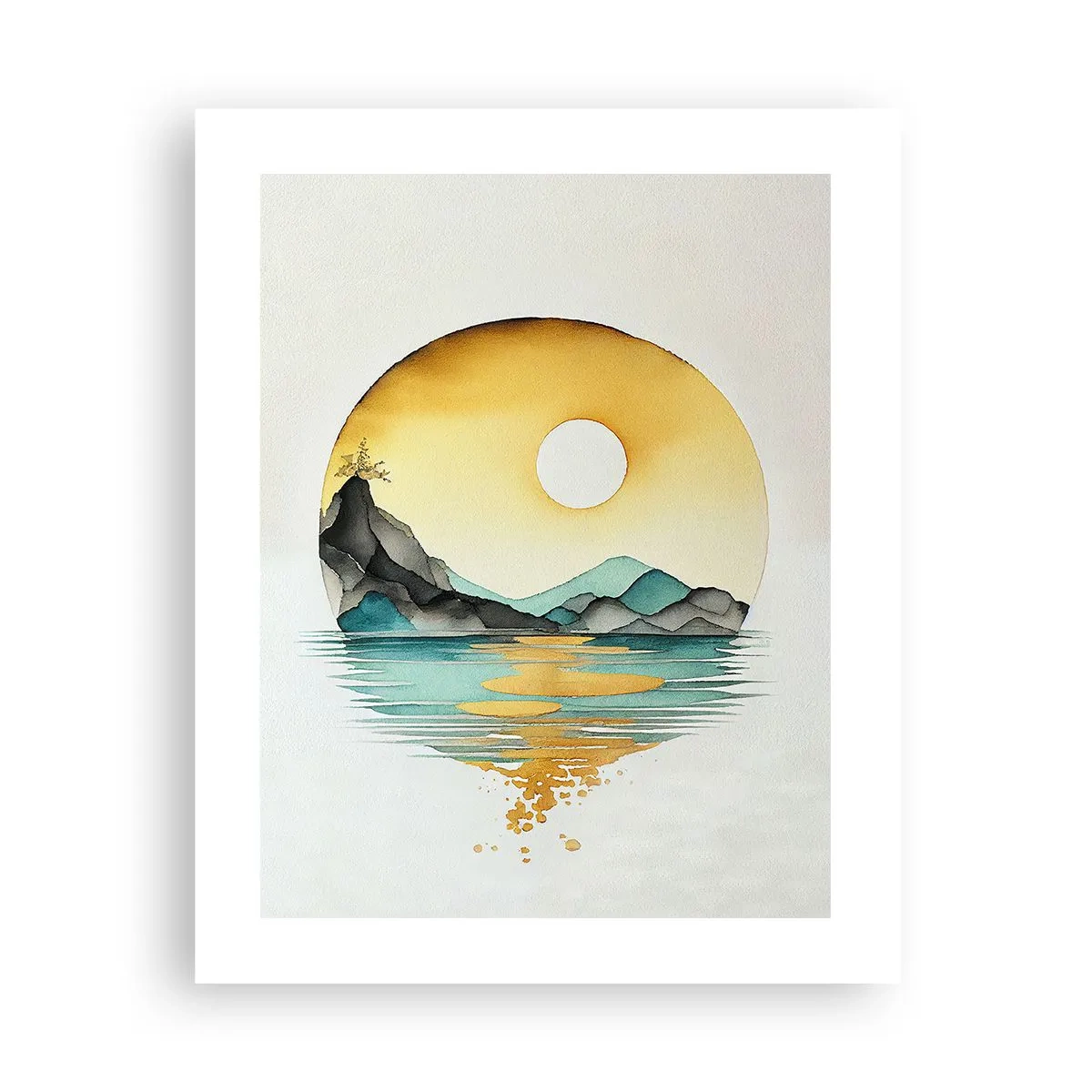 Affisch - I en cirkel av skönhet - 40x50 cm