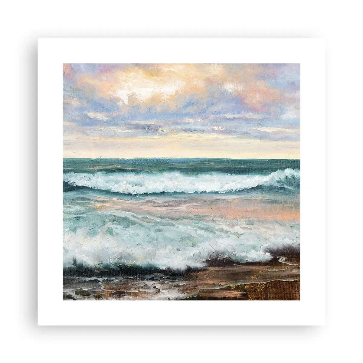 Affisch - Här kan du släta ut din själ - 40x40 cm