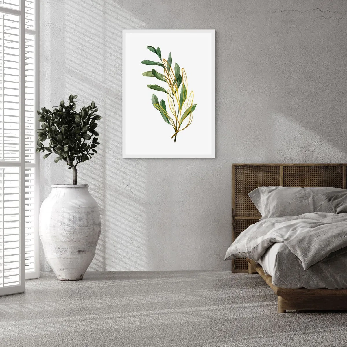 Affisch i vit ram - Allt som är gott - 70x100 cm