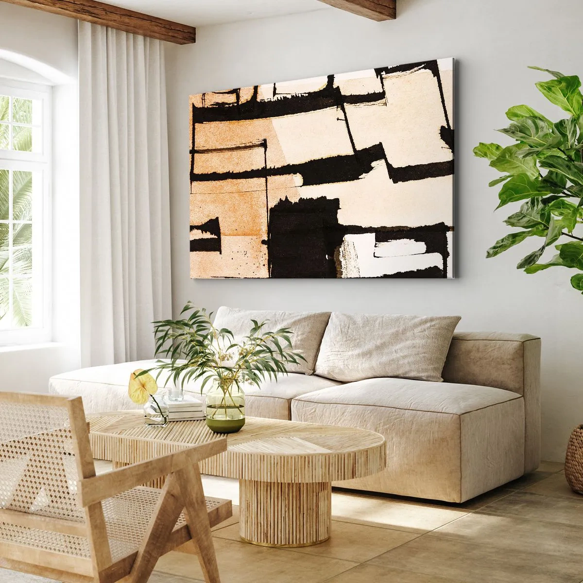 Canvastavla - Bild på duk - Ändå ordning - 120x80 cm