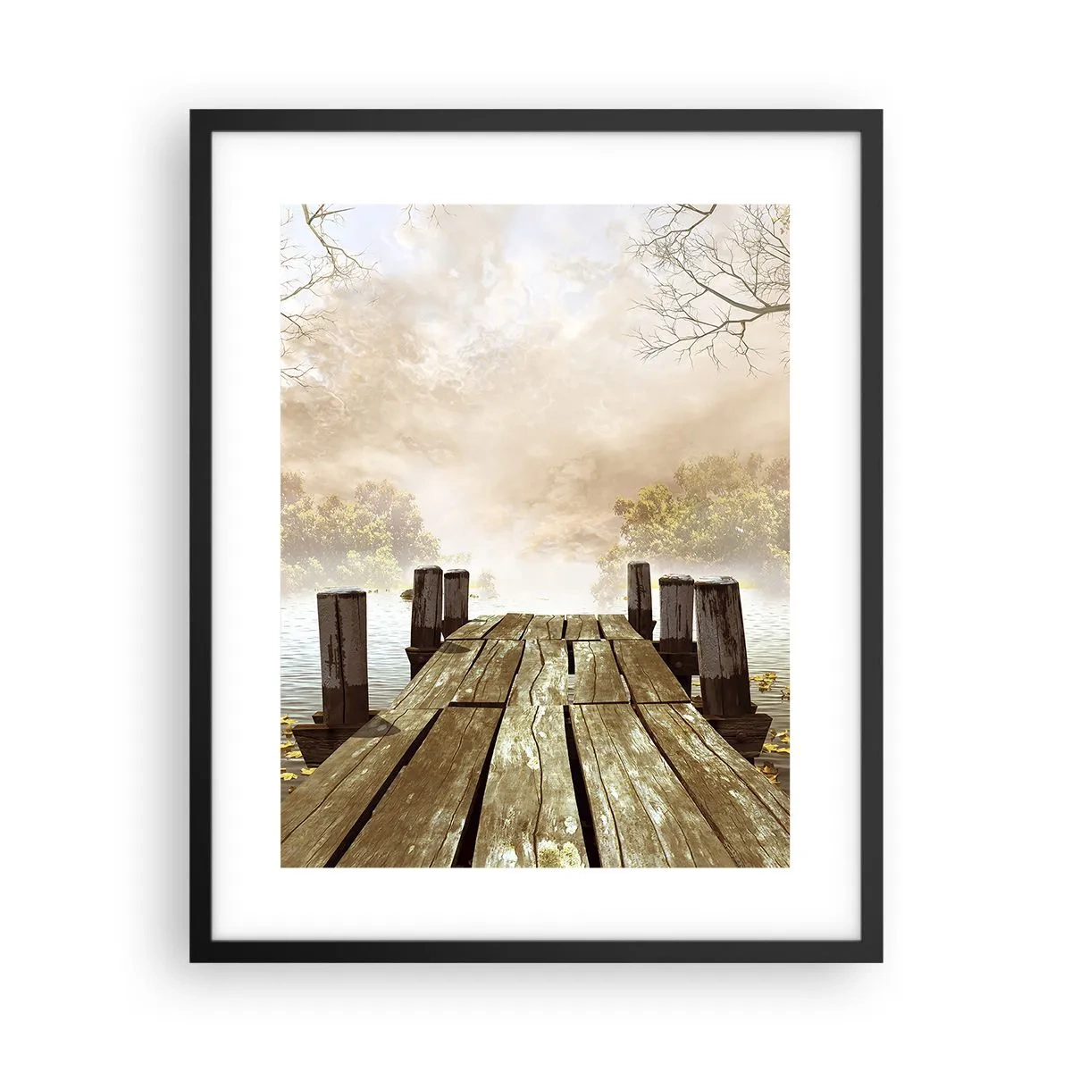 Affisch i svart ram - Höstledsen - 40x50 cm