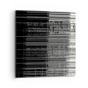 Canvastavla - Bild på duk - Vågor och vibrationer - 70x70 cm