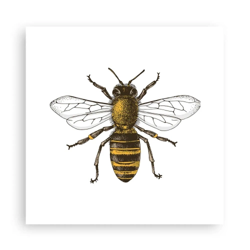 Affisch - Vackert och bra - 30x30 cm