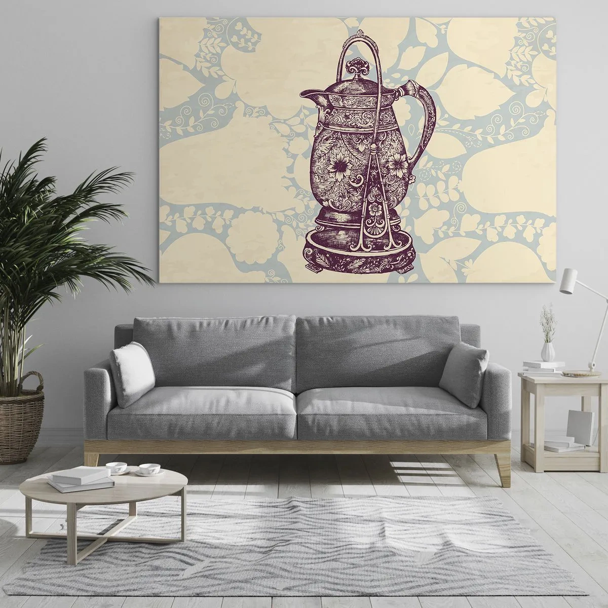 Glastavla - Bild på glas - Skönhet av det vardagliga livet - 120x80 cm