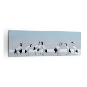 Canvastavla - Bild på duk - Efter en het dag - 160x50 cm