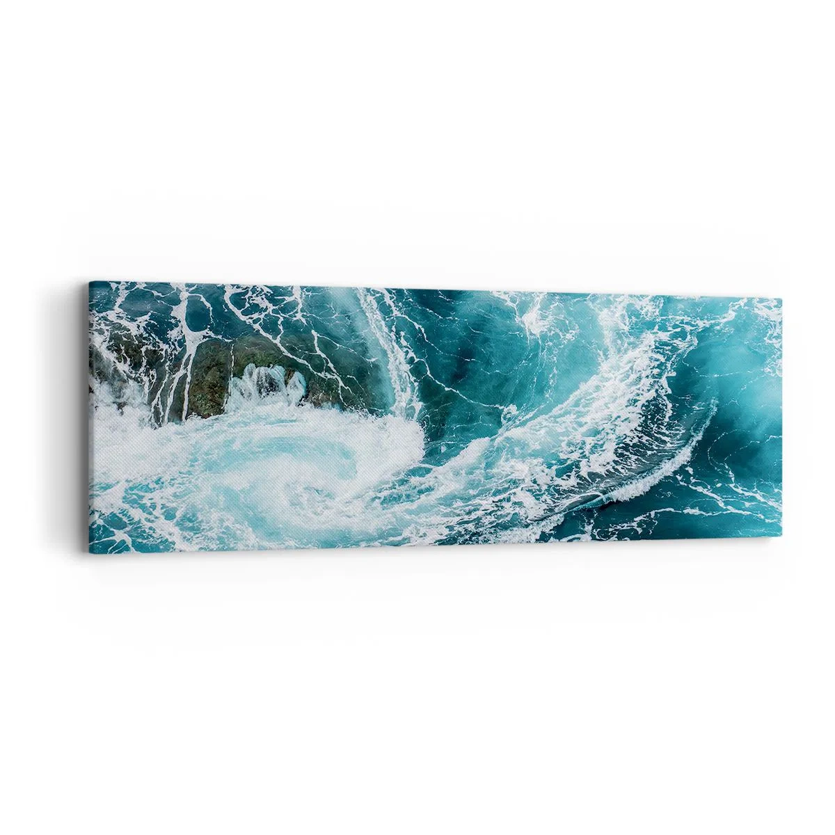 Canvastavla - Bild på duk - Porten till jordens inre - 90x30 cm