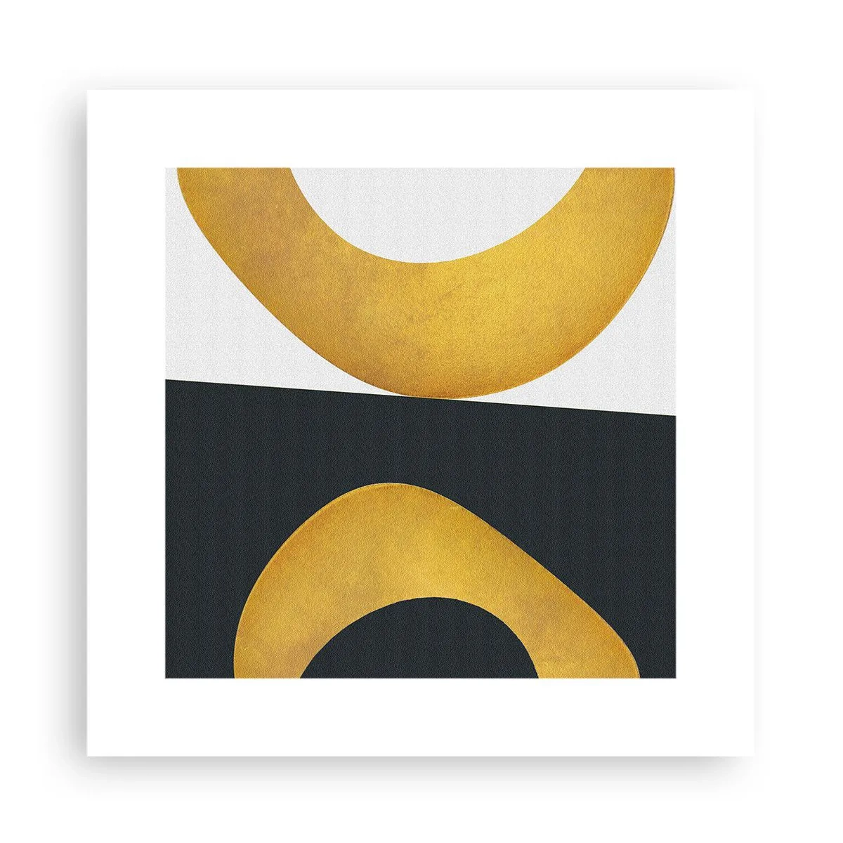 Affisch - Öfr det första: guld - 30x30 cm