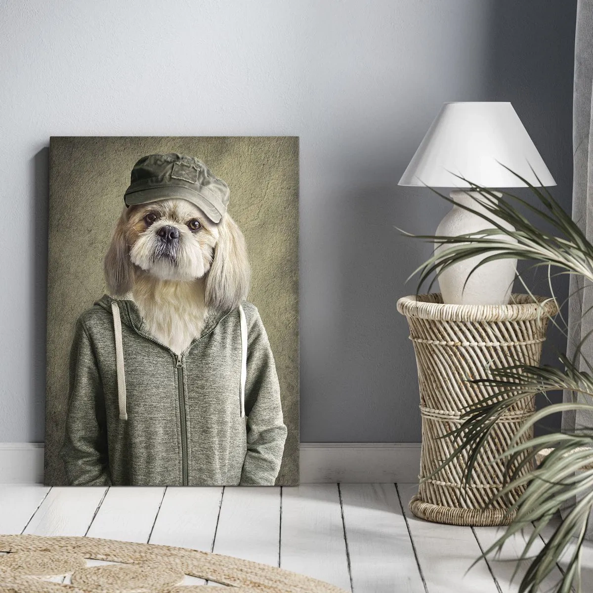 Canvastavla - Bild på duk - Jag föredrar avslappnad stil - 50x70 cm