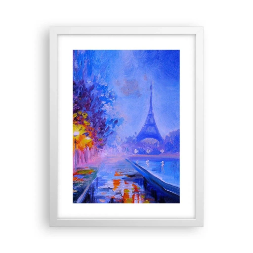Affisch i vit ram - Drömpromenad - 30x40 cm
