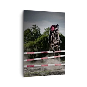 Canvastavla - Bild på duk - Tillsammans mot seger - 70x100 cm