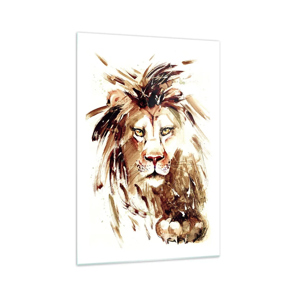 Glastavla - Bild på glas - Styrka och värdighet - 70x100 cm