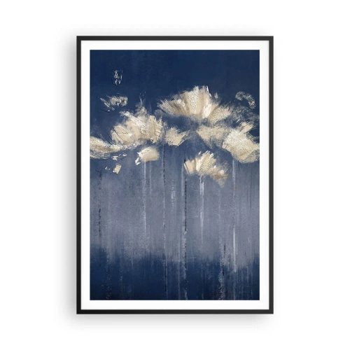 Affisch i svart ram - Som kronblad i vinden - 70x100 cm