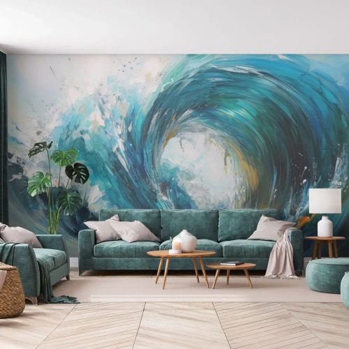 Fototapet Premium Sand - Havsportal - Hav, Vinka, Bit - 400x280 cm
