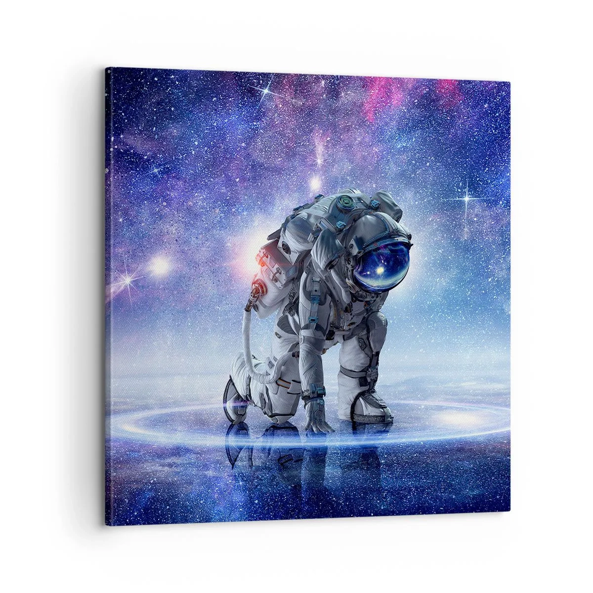 Canvastavla - Bild på duk - Stjärnig himmel över mig - 60x60 cm