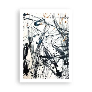 Affisch - Expressionistisk abstraktion - 50x70 cm