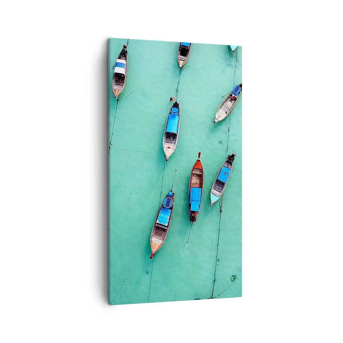 Canvastavla - Bild på duk - Under en glad väntan - 45x80 cm